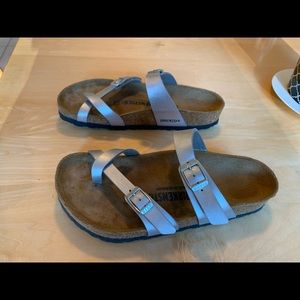 Birkenstock Mayari size 38 Silver
